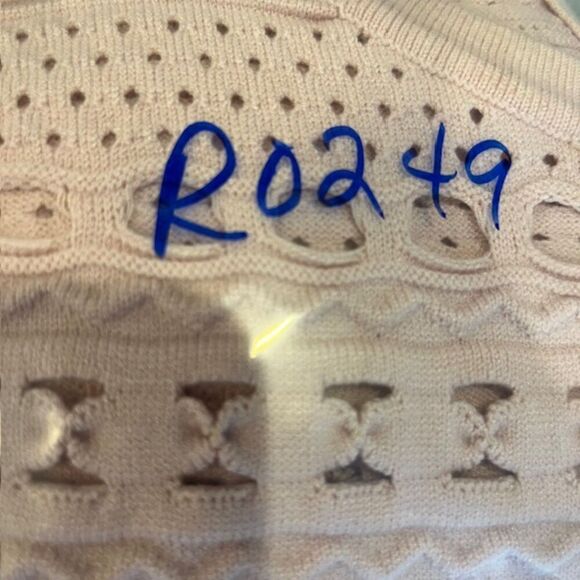 Milly Pink White Cutout Mermaid Dress Stretch Knit Sleeveless Zip Back Medium - Picture 14 of 14